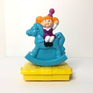 1994 Happy Birthday cabbage patch kids rocking horse train #8 McDonalds meal toy
